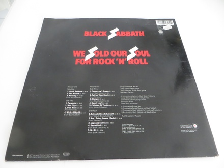 Vinyl LP record - Black Sabbath, We sold our soul for Rock N' Roll